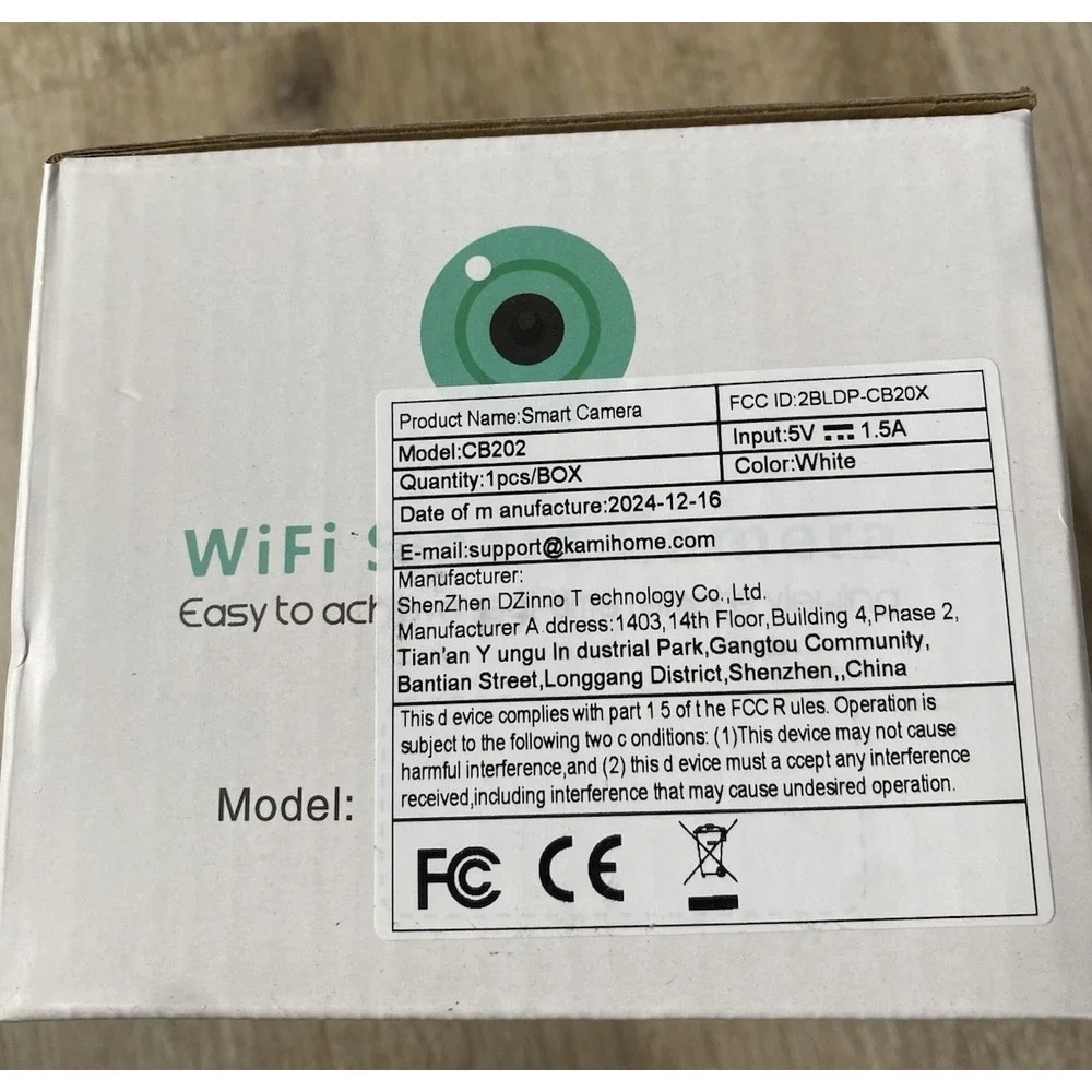 Wifi Smart Camera CB202